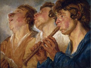 Három Busker alkotó: Jacob Jordaens