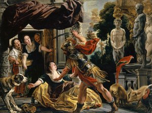 Ulysses és Circe, 1630-1634 körül.