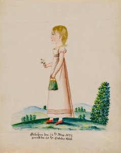 Sarah Musser portréja, 1826.