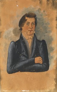 Férfi portré, 19. század eleje.