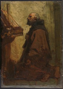 Imádkozó szerzetes (Mon at his Devotions)
