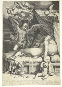 Ámor és Psyche alkotó: Jacob Matham