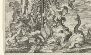 Bacchus elrablóit delfinekké változtatja