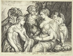 Ceres, Bacchus és Vénusz alkotó: Jacob Matham