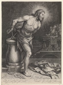 Krisztus a csapásposzton alkotó: Jacob Matham