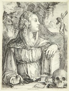 A bűnbánó Mária Magdolna alkotó: Jacob Matham