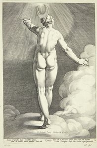 Diana mint Luna alkotó: Jacob Matham