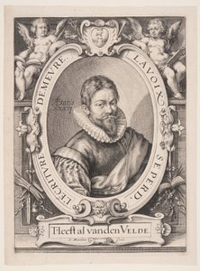 Jan van de Velde az idősebb, kalligrafikus Haarlemben alkotó: Jacob Matham