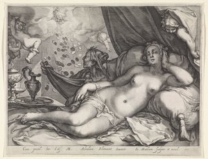 Jupiter és Danaë alkotó: Jacob Matham