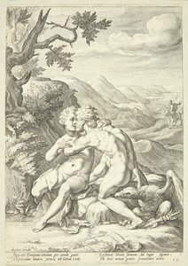 Jupiter és Európa alkotó: Jacob Matham