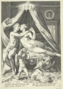 Mars és Vénusz alkotó: Jacob Matham