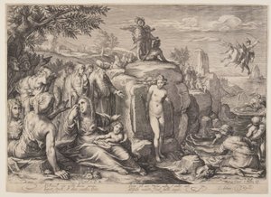 Perseus és Androméda alkotó: Jacob Matham