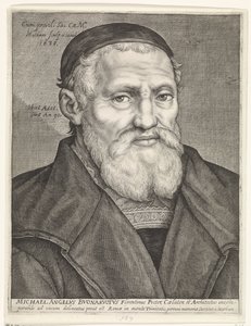 Michelangelo portréja alkotó: Jacob Matham