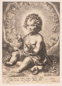 Salvator Mundi alkotó: Jacob Matham