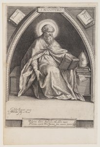 Szent Ágoston, Az egyházatyákból alkotó: Jacob Matham
