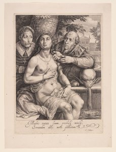 Susanna és az öregek alkotó: Jacob Matham