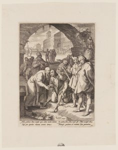 A tékozló fiú visszatérése, A tékozló fiú történetéből alkotó: Jacob Matham