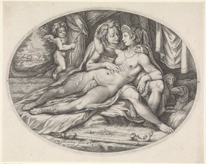 Vénusz és Adonisz alkotó: Jacob Matham