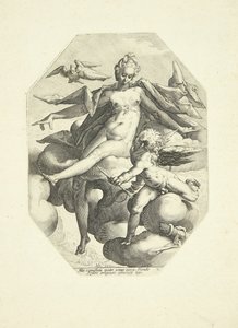 Vénusz és Ámor alkotó: Jacob Matham