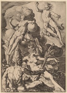 A Négy Elem alkotó: Jacob Matham after Hendrik Goltzius