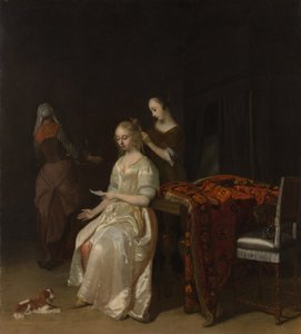 A szerelmes levél, 1670-es évek eleje.