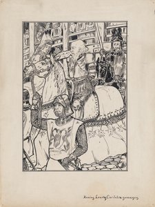 Tervezési illusztráció Shakespeare Lear királyához: Lear király és Cordelia elfogva alkotó: Jacob Pieter van den Bosch