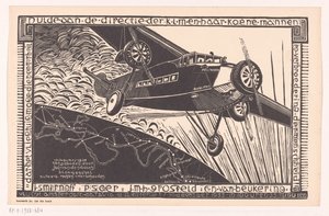 A Pelican repülése Amszterdamból Batáviába 1933-ban alkotó: Jacob Pieter van den Bosch