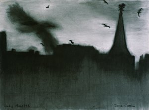 Tenby, 1994 (szén papíron)