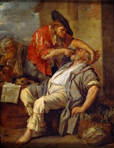 A fogorvos, 1690 körül (olaj, réz) alkotó: Jacob Toorenvliet
