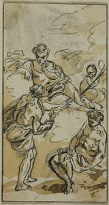 Két alaknak megjelenő istennő alkotó: Jacob Wilhelm Mechau