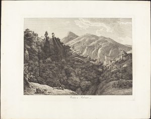 Subiaco közelében alkotó: Jacob Wilhelm Mechau