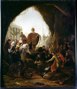 Daniel megöli Baal sárkányát