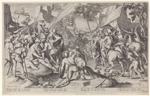 Pál megtérése alkotó: Jacob de Gheyn (II) (attributed to workshop of)