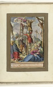 Keresztvétel Krisztus szenvedése (sorozat címe) alkotó: Jacob de Gheyn (II)