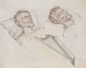 Karel van Mander a halálos ágyán