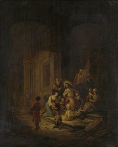Krisztus megáldja a kisgyermekeket alkotó: Jacob de I Wet