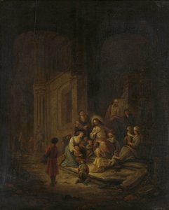 Krisztus áldja meg a kisgyermekeket alkotó: Jacob de Wet (I)