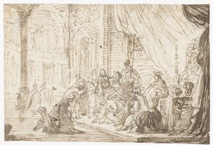 Krisztus és a házasságtörésen elfogott asszony alkotó: Jacob de Wet (II)