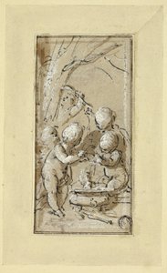 A tél allegóriája alkotó: Jacob de Wit