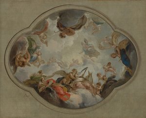 A művészetek allegóriája, 1742.