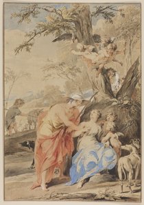 Jupiter és Mnemosyne, 1733