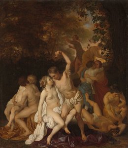 Jelenet Bacchantesszel