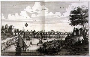 Kuching, egy kínai holland nagykövetség beszámolójából alkotó: Jacob van Meurs
