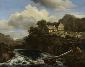 Egy vízesés alkotó: Jacob van Ruisdael