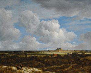 Német: Blick auf Haarlem Haarlem látképe (Haerlempje) alkotó: Jacob van Ruisdael