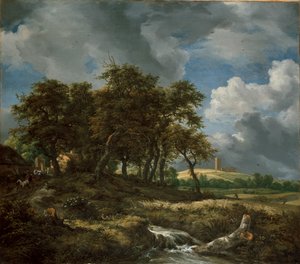 Muiderberg melletti táj, 1650-es évek eleje alkotó: Jacob van Ruisdael