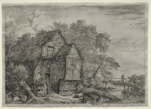 A Kis Híd. alkotó: Jacob van Ruisdael