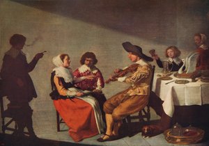 Zenés mulatság, 1631, 1915 alkotó: Jacob van Velsen