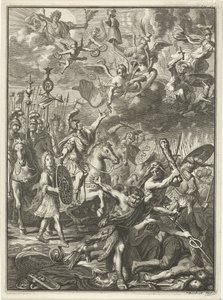 III. Vilmos hadserege legyőzi az ellenséget alkotó: Jacobus Baptist