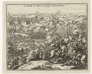 Pavia csata I. Ferenc francia király bebörtönzése La bataille de Pavie. Et la prize de François Priemier (cím a tárgyon)